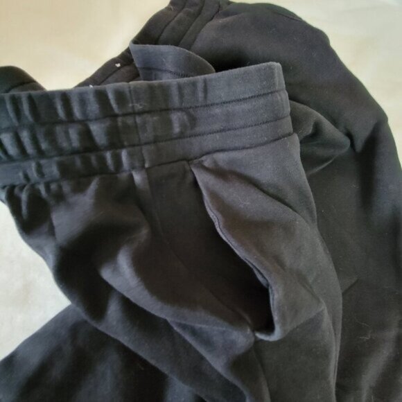 Croft & Barrow Crop Pants Stretch Black PL Petite Large casual drawstring comfy - Picture 6 of 10